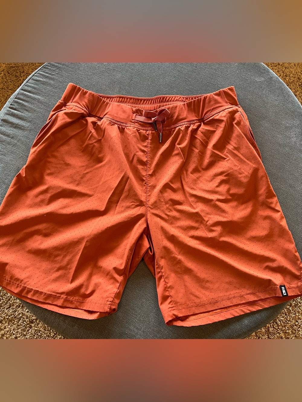 Men's Glyder Kodiak cool short in Burnt Clay